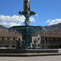 fountain in Plaza de Armas, Cuzco