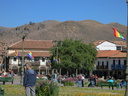 "Viva El Peru" on hillside