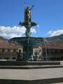 fountain in Plaza de Armas, Cuzco