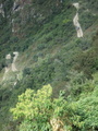 bus on hairpin turns from Machu Picchu