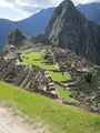 Machu Picchu from funerary rock hut