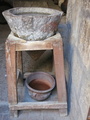 stone bowl, Monasterio de Santa Catalina