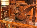 The Devil below main pulpit