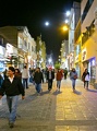 pedestrian street off Plaza de Armas at night