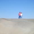 Curtis and Leah on dune in Arequipa