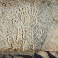 person petroglyph