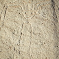person petroglyph