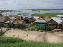 Iquitos homes along Amazon river